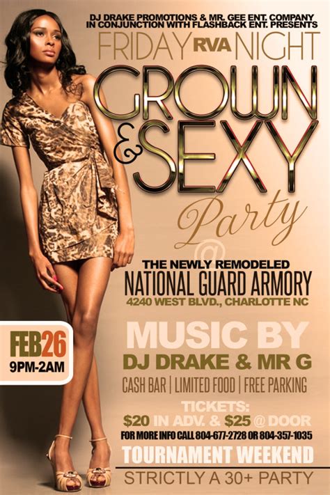 Grown And Sexy Party At The National Armory