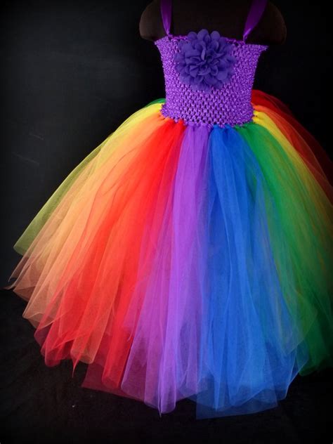 Mayhem Long Rainbow Tutu Dress