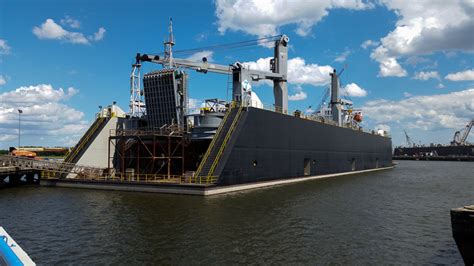 Detyens Shipyards Floating Drydock Naval Arch Support