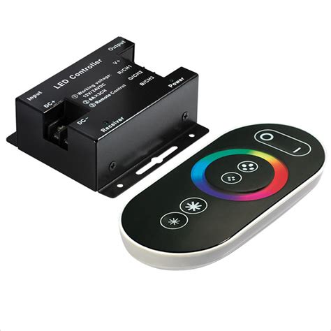 Led Rgb Rf Touch Controller With Dynamic Color Changing Modes 12 Volt