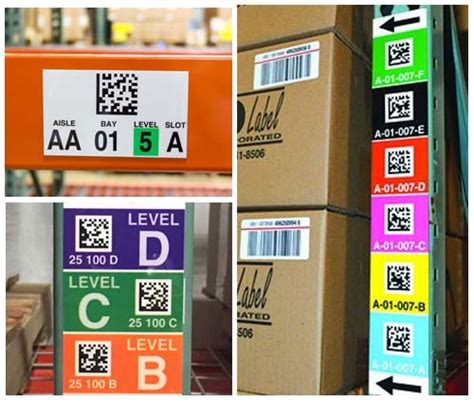 Warehouse Rack Labels Warehouse Location Labels
