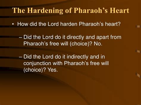 ppt the hardening of pharaoh s heart powerpoint presentation free download id 1756055