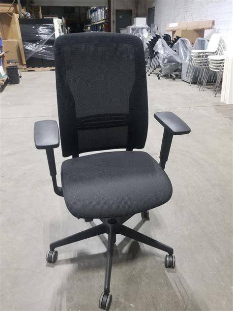 Used Office Chairs Teknion Around Task Chair Black At Furniture Finders
