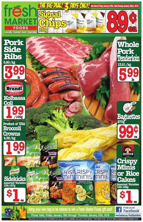 Fresh Market Foods Flyer January 19 To 25