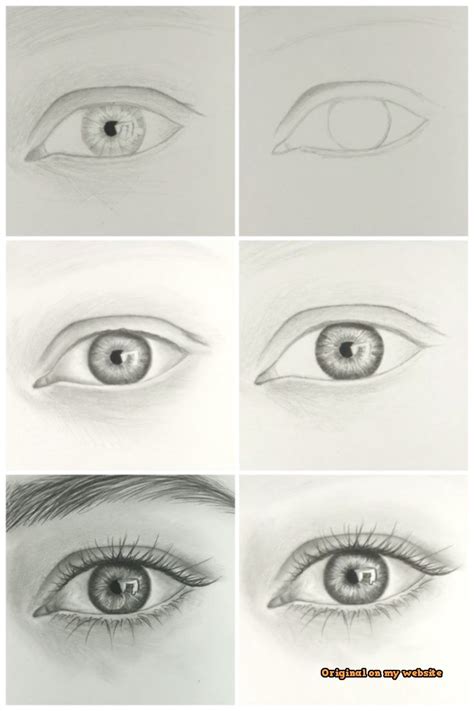 Art Drawings Tumblr Wie Man Ein Realistisches Auge Schritt F R