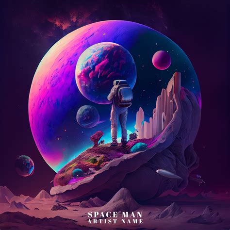 Space Man Album Cover Art Design Coverartworks