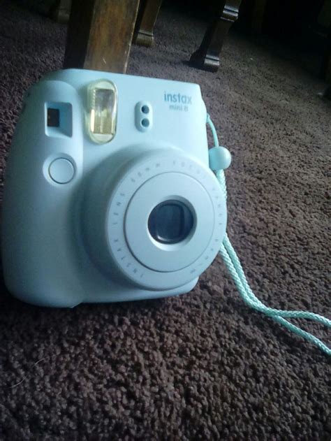 Mint Green Polaroid Camera Nhiếp ảnh Ngoài Trời Nhiếp ảnh