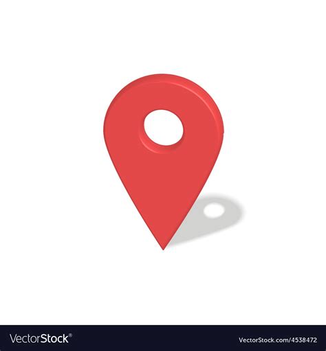 Location Red Pointer Royalty Free Vector Image