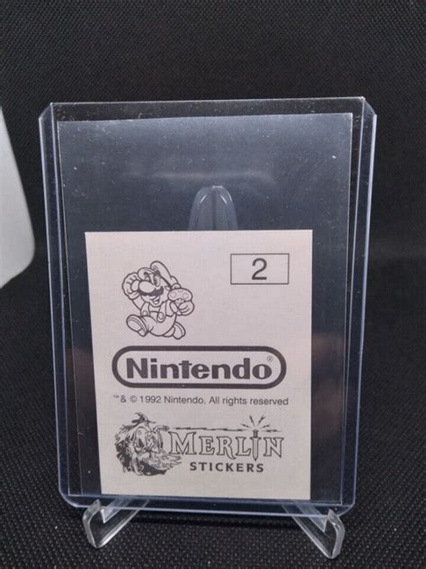 1992 Merlin Nintendo Album Stickers 2 Super Mario Bros 2 Box Art Ebay