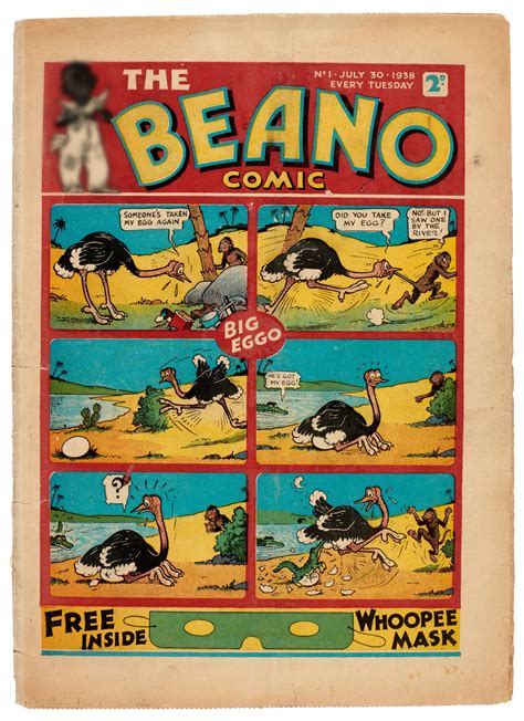 The Beano No 1 July 30 1938 Books And Manuscripts 19th And 20th