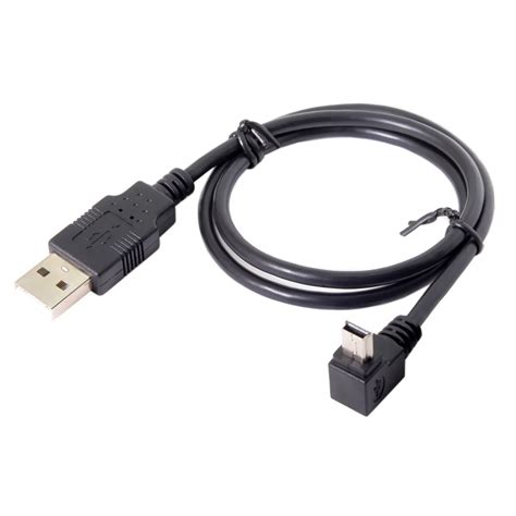 Mini USB B Pin Male Degree Up Angled To USB Male Cable M In Data Cables From Consumer
