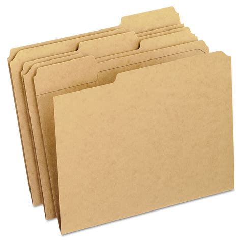 Dark Kraft File Folders With Double Ply Top By Pendaflex Pfxrk15213