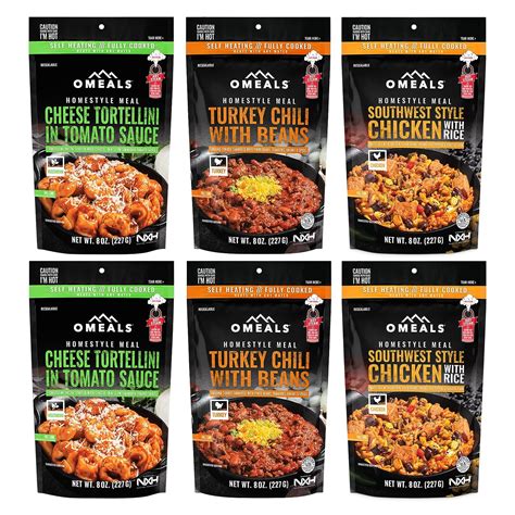 Omeals Backpacking Meals 6 Good To Go Meals For Hiking