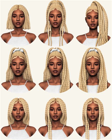 Afro Hair Sims 4 Cc Sims 4 Curly Hair Rasta Hair Pelo Rasta Sims 4