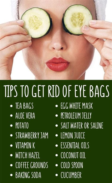 Tips How To Get Rid Of Eye Bags Eye Bags Treatment Eye Skin Care Eye Bags