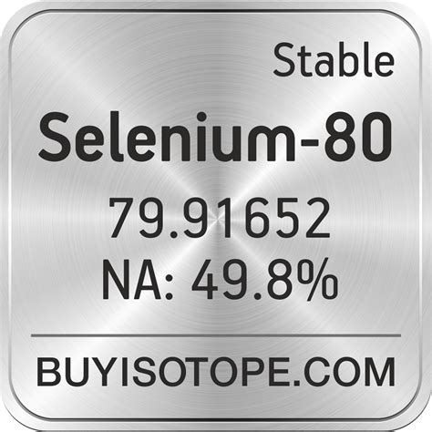 Selenium 80 Selenium 80 Isotope Enriched Selenium 80