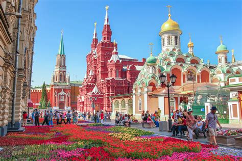 Fond Décran Moscou Rouge Tourisme Carré Russie église Place De