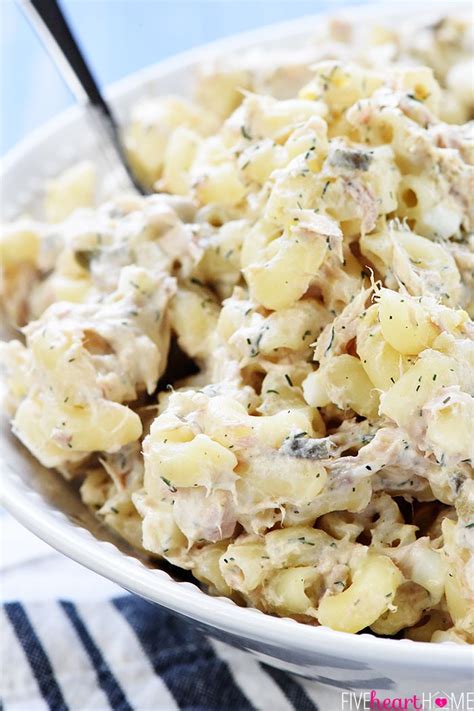 Refrigerate for at least one hour before serving. Tuna Macaroni Salad Recipe | Tuna salad pasta, Pasta salad recipes, Tuna pasta salad recipes