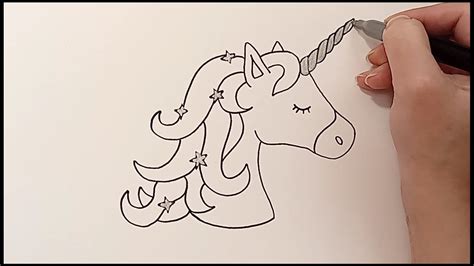 How To Draw An Unicorn Easy Youtube