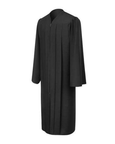 Matte Black Bachelors Graduation Gown College And University Togas