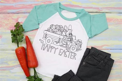 Easter Coloring Shirt in 2021 | Book shirts, Colorful shirts, Monogram