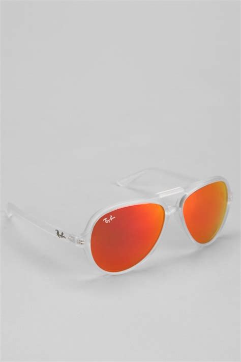 Ray Ban Plastic Aviator Sunglasses Urban Outfitters