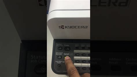 How To Scan In Share Folder Kyocera Printer Youtube