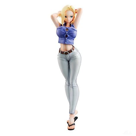 Anime Dragon Ball Z Gals Android No 18 Ver Iii Sexy Pvc Action Figures Collectible Model Toys