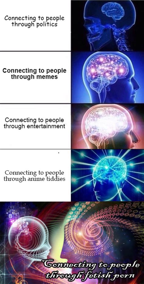Ascended Communication Expanding Brain Know Your Meme