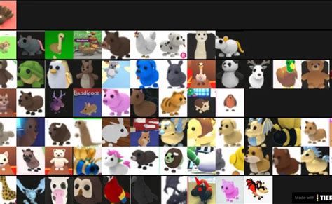 Roblox Adopt Me Pets Tier List Roblox Site Theme Loader