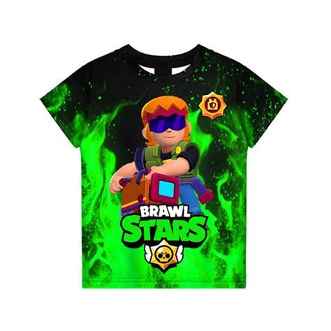 Brawl Stars T Shirt Tees Default Buster Brawl Stars