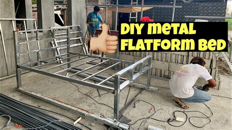 Diy Tubular Bed Frame Metal Flatform Bed I Philippines Youtube