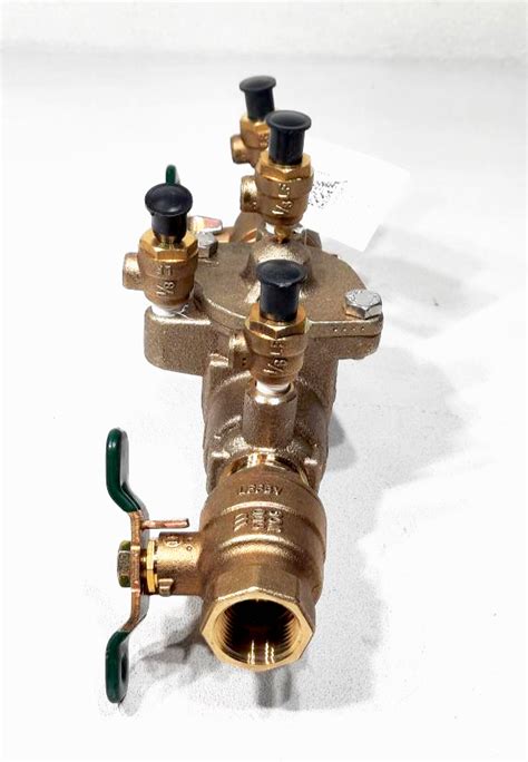 Watts Reduced Pressure Zone Backflow Preventer 34 Lf009m3 Qt