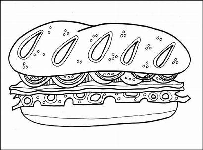 Sandwich Coloring Pages Favorite Healthy Recipes