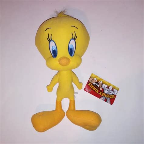 Looney Tunes Stuffed Animal Tweety Bird Yellow Cartoon Kids Toy Plush