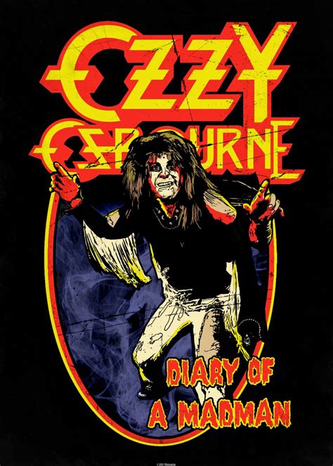 Diary Of A Madman Poster Picture Metal Print Paint By Ozzy