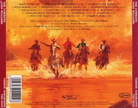 Film Music Site The Cowboys Soundtrack John Williams Colosseum