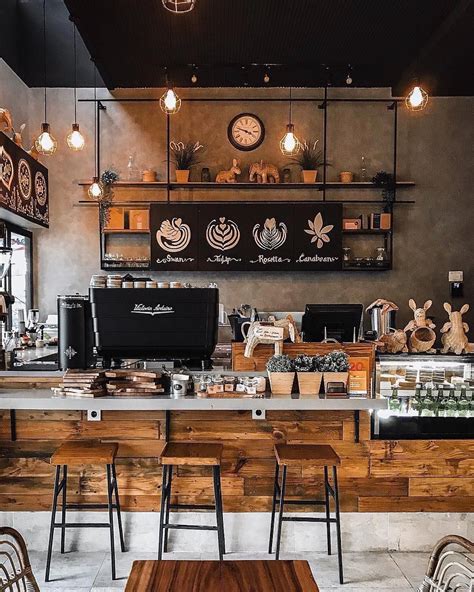 Pin On Rustic Coffe Shop In 2020 Cafe Interior Design Industrial