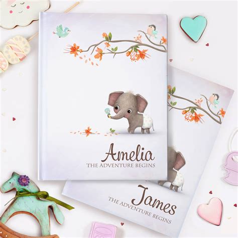 The Personalised New Baby Keepsake Book By My Given Name