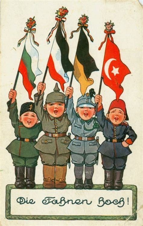 Raise The Flag Ww1 German Central Powers Propaganda 1915