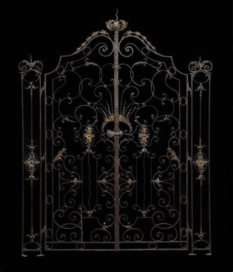 French Louis Xv Style Wrought Iron Gate 19th Century At 1stdibs