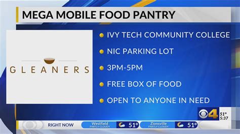 Gleaners Sets Up Mega Mobile Food Pantry Youtube