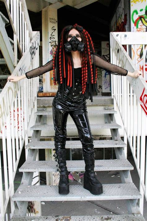 Red Apocalypse Xi Cybergoth By Nephelith