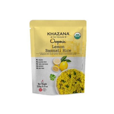 Khazana Organic Lemon Basmati Rice 881 Oz Qfc