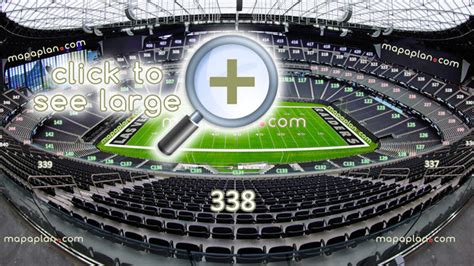Allegiant Stadium Seat And Row Numbers Detailed Seating Chart Las Vegas