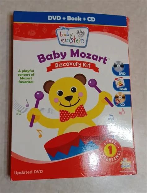 Disney Baby Einstein Baby Mozart Discovery Kit Dvd Cd Book Early