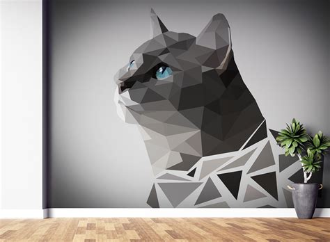 Low Poly Portraits Of Pets On Behance