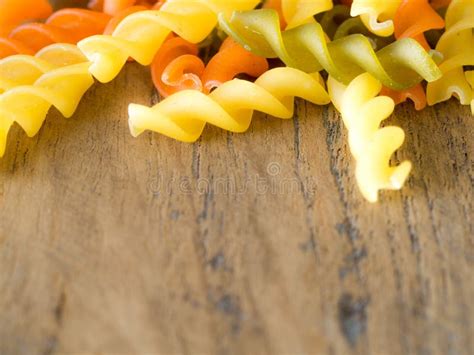 Background Of Colorful Pasta Texture Close Up Close Up Of A Dried