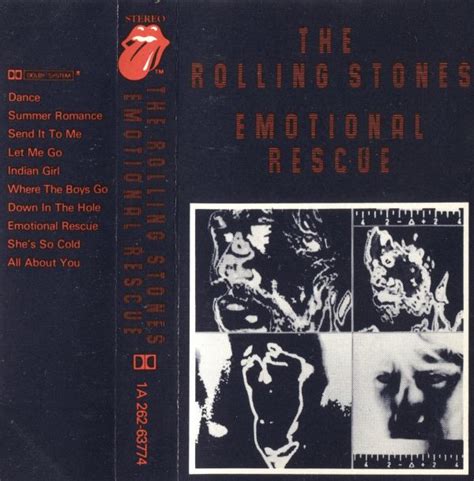 The Rolling Stones Emotional Rescue 1980 Cassette Discogs