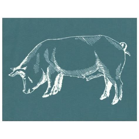 Silk Screen Printing Stencil Farmhouse Rustic Pig Design For Etsy